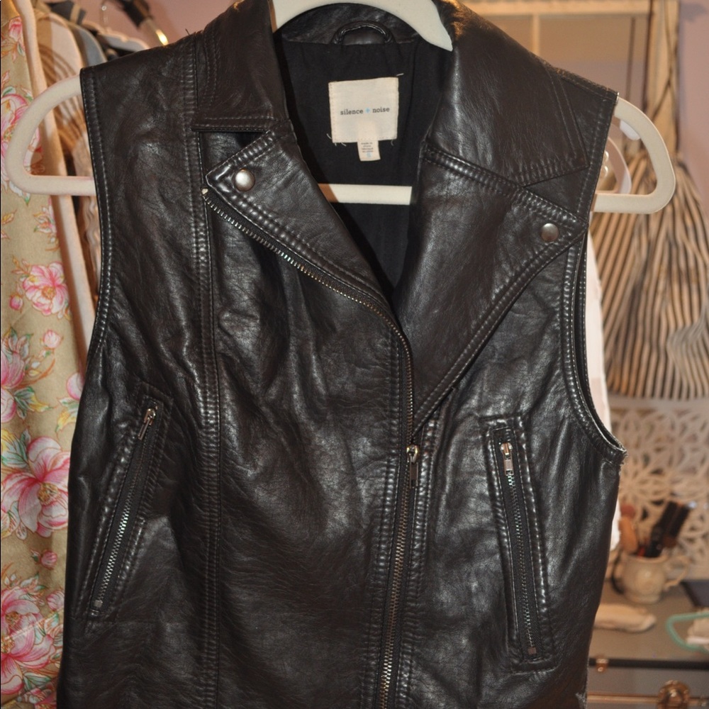 Leather vest